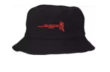 Red Mountain Bucket Hat (Black) (XXL)